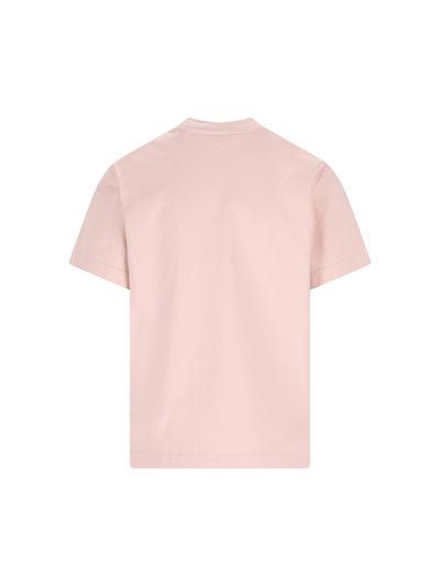 T-shirt in cotone con logo 8118976 C2989 BURBERRY