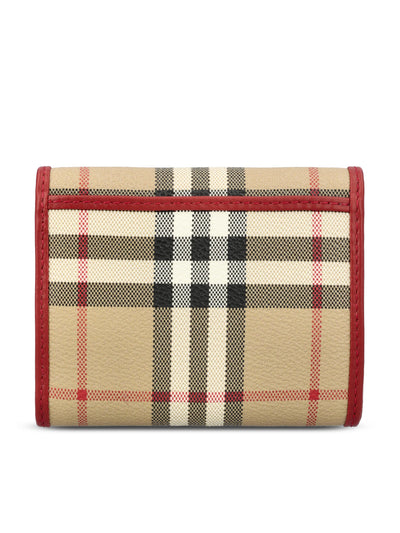 Portafoglio a libro Check piccolo 8116328 B9724 BURBERRY