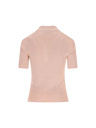 Polo realizzata in lana e seta. FZXE48 AW4BF1UKC FENDI