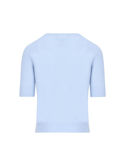 Maglia realizzata in cashmere. V36614 ACQUAMARINA VANISE'