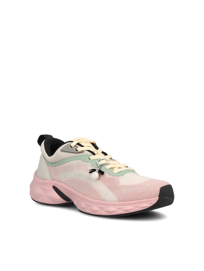 Sneakers realizzate in pelle e lycra. DIAMOND RUN/F ZGEVMOON/ROSE MIX JIMMY CHOO