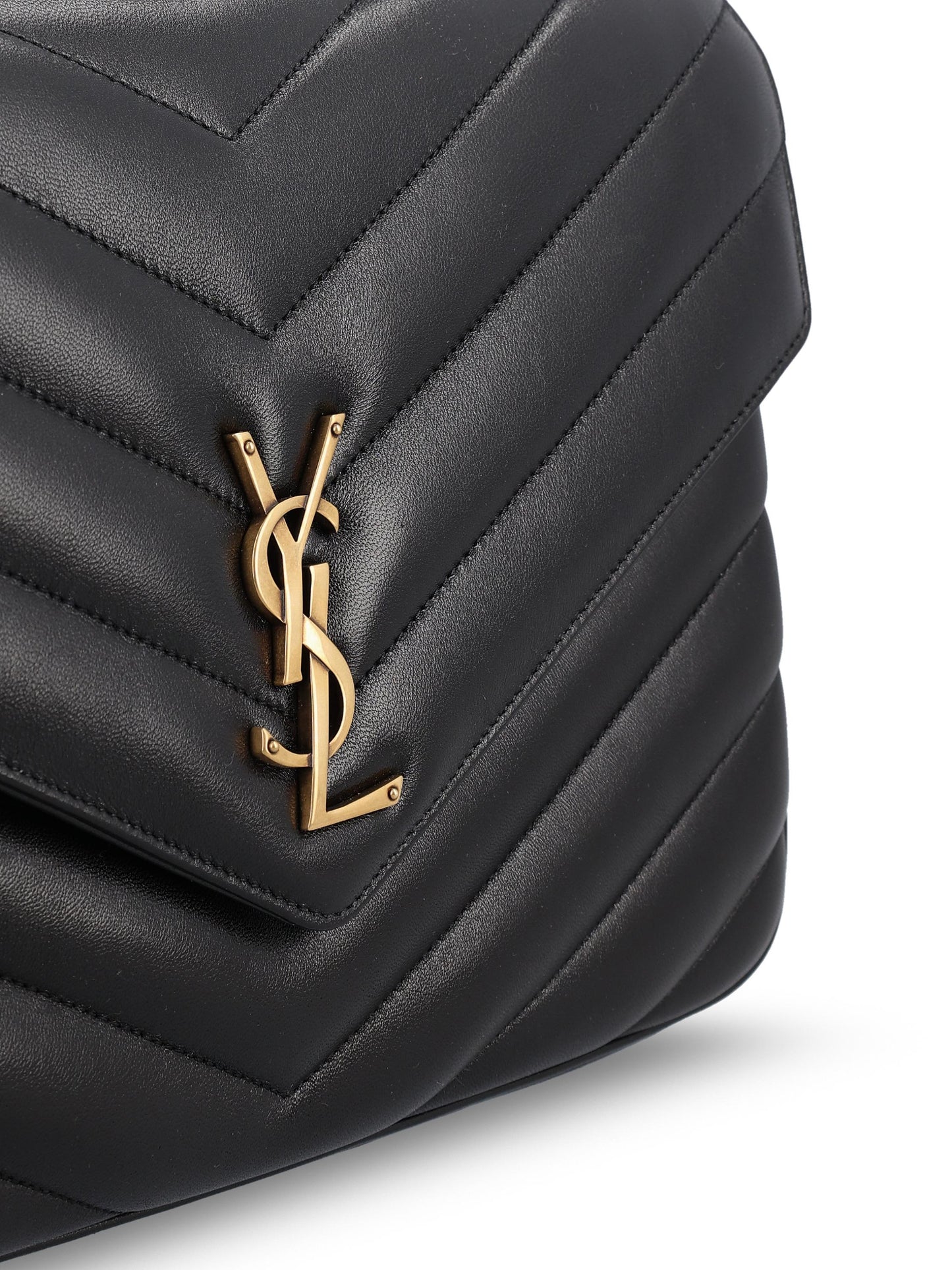 Borsa LOULOU large in pelle di agnello trapuntata 803541 AAEAX1000 SAINT LAURENT