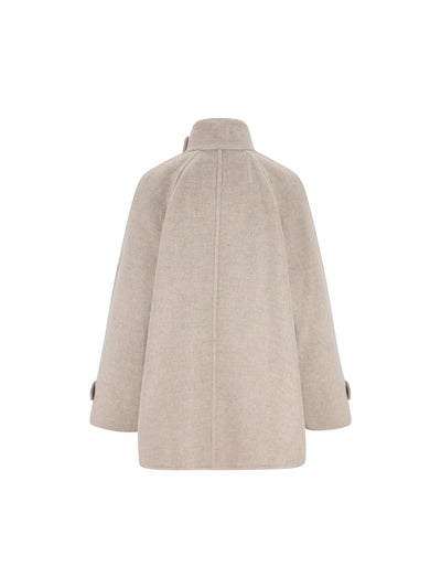 Caban in lana vergine e cashmere con monile MD5327708 C001 BRUNELLO CUCINELLI