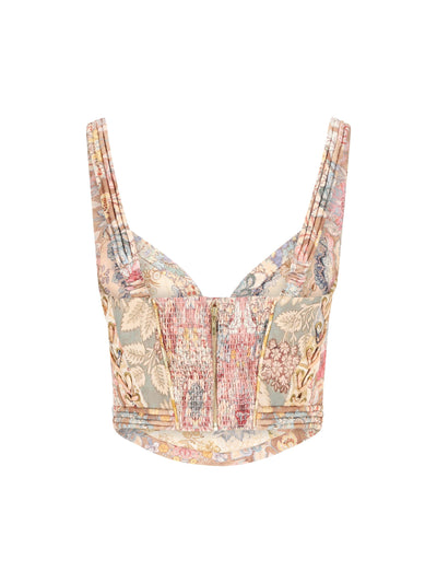 Bustier realizzato in lino. 6849TC261 SPLIFLO ZIMMERMANN