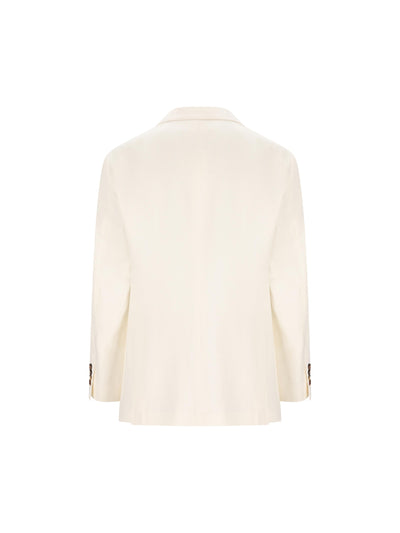 Giacca realizzata in seta e lino. MR4787BPD C1010 BRUNELLO CUCINELLI