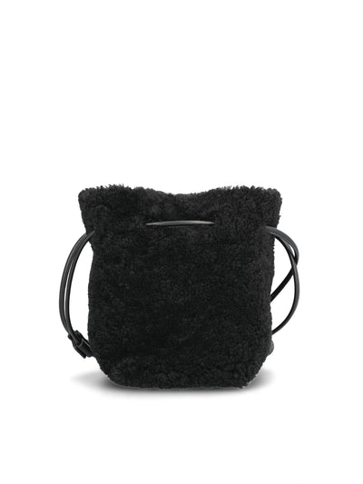 Borsa realizzata in pelliccia di agnello merinos. XBWBUZT50MLUTC B999 TOD'S