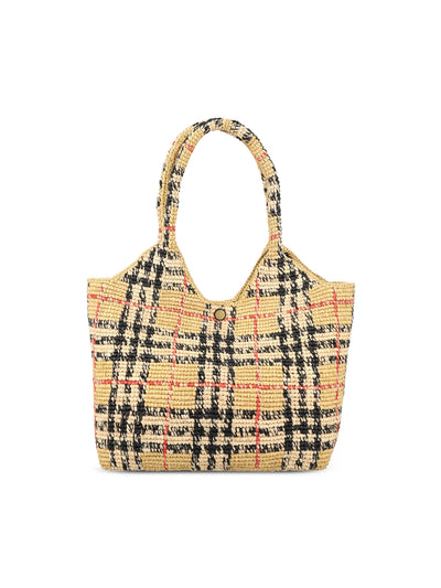 Borsa realizzata in rafia. 8124332 B9368 BURBERRY