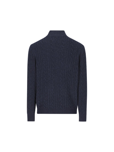 Maglia realizzata in baby cashmere. FAD7358 J348 LORO PIANA