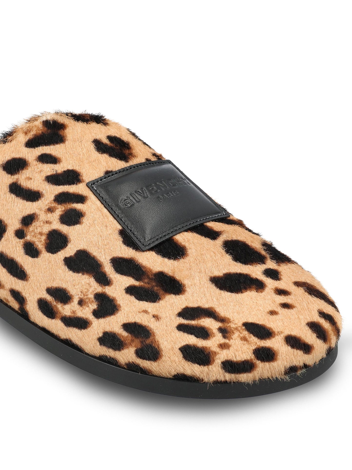 Mule piatte in pelle effetto cavallino. BE30AKE2G2 007 GIVENCHY