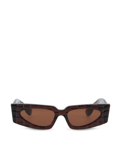 Occhiali da sole in acetato. VG0001S-006 BROWN-BROWN-BROWN VALENTINO GARAVANI