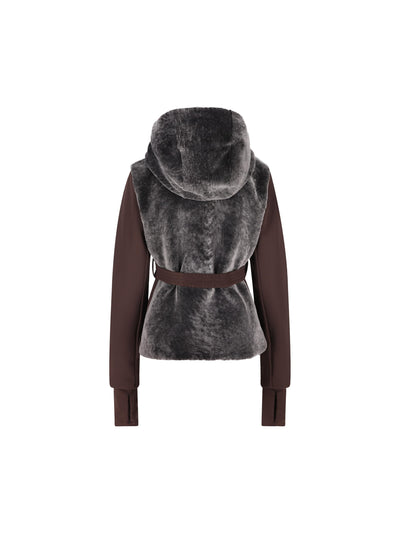 Giacca da sci in shearling e tessuto tecnico. FAN150 AT98F1T6H FENDI