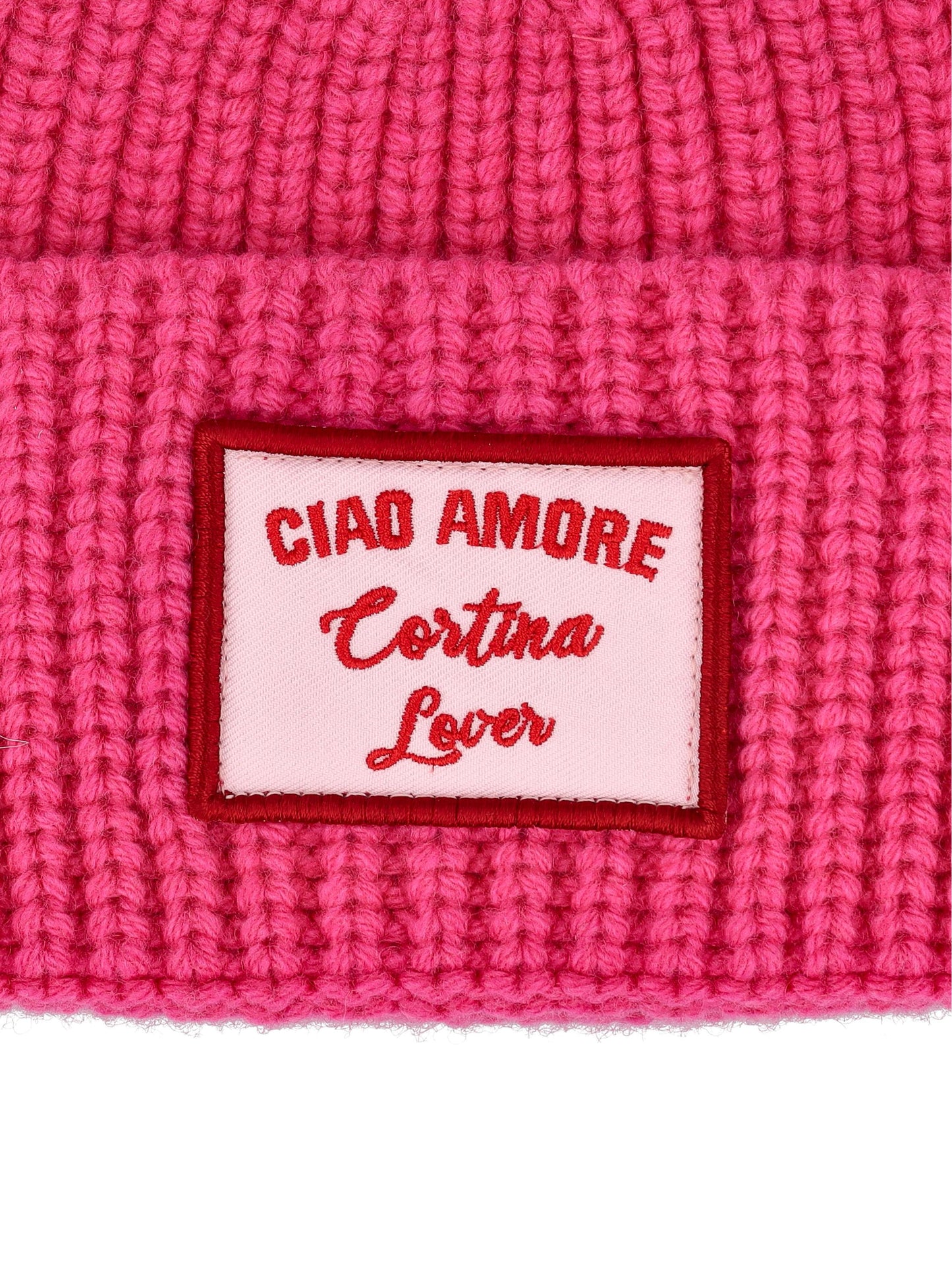 Cappello in lana e cashmere "Ciao Amore Cortina Lover" F25EM2831K 39 GIADA BENINCASA