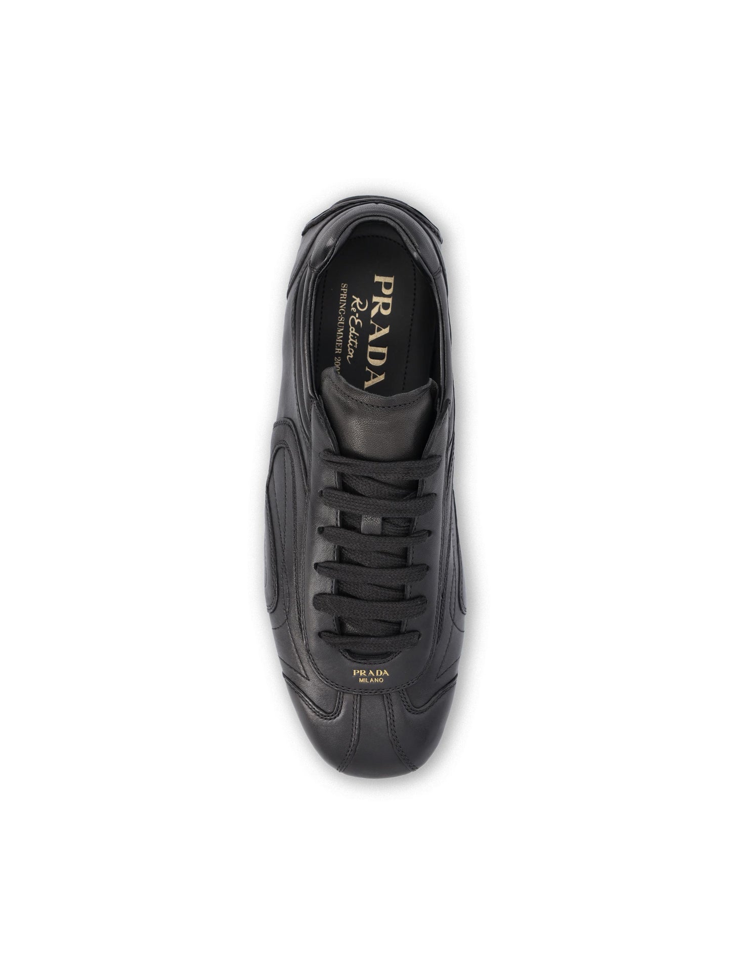 Sneakers realizzate in pelle anticata. 4E1165 EFXF0002 PRADA