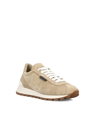 Sneakers in pelle scamosciata. MZSFG2110 C4180 BRUNELLO CUCINELLI