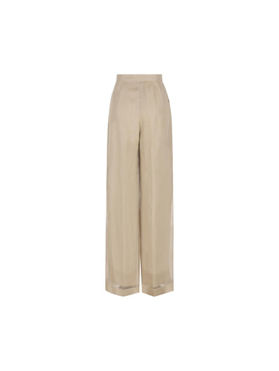 Pantaloni realizzati in seta. 2611131044600 001 MAX MARA