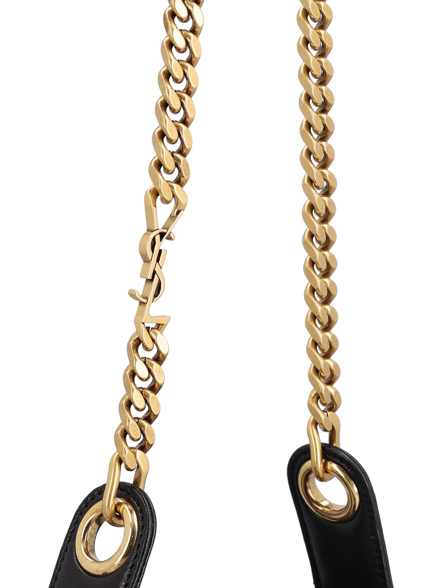 Borsa a secchiello in pelle di agnello trapuntata con tracolla a catena gioiello Cassandre. 840886 1EL071000 SAINT LAURENT