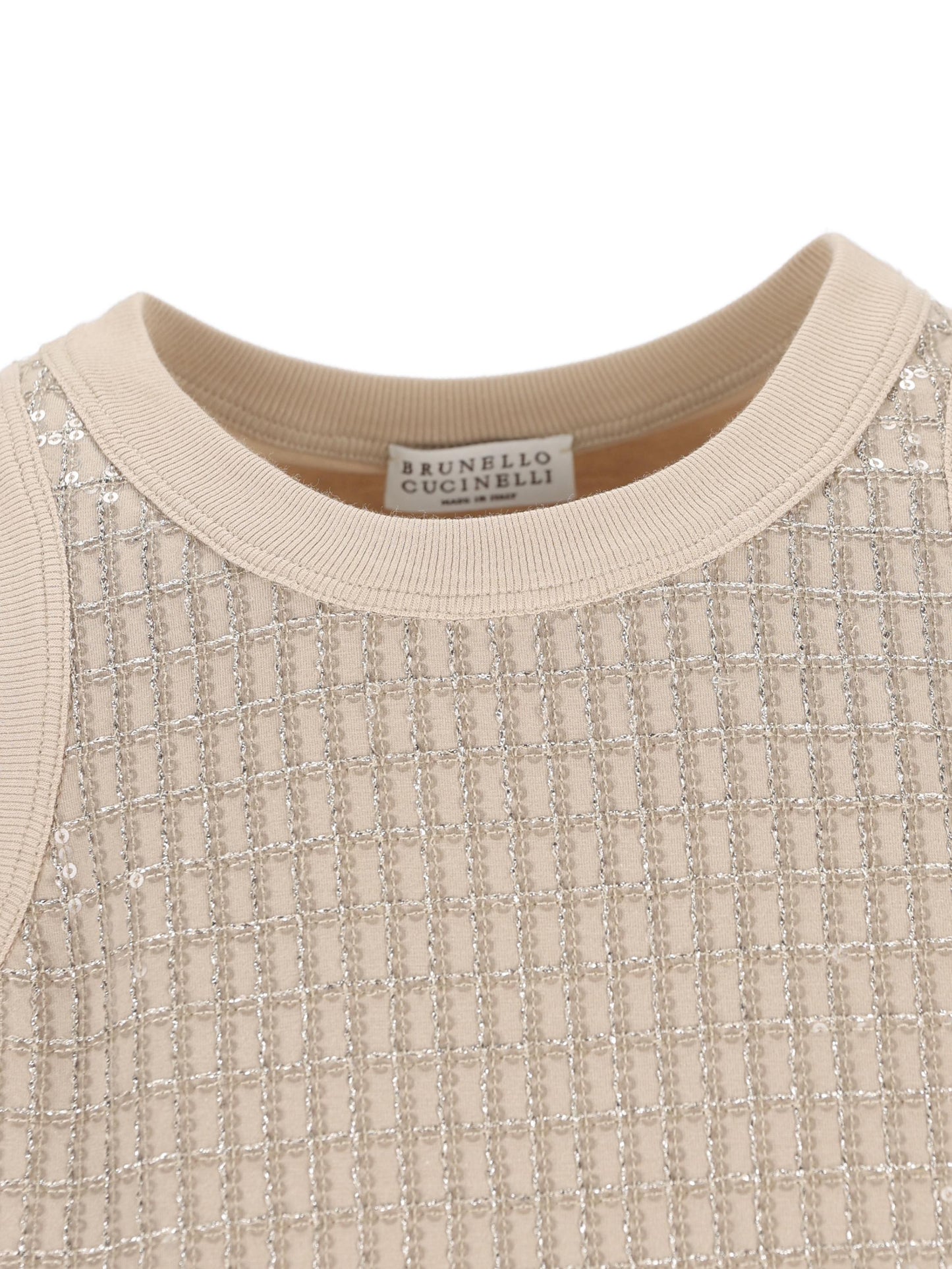 Top realizzato in cotone ed elastan. M0T18HK500 C8539 BRUNELLO CUCINELLI