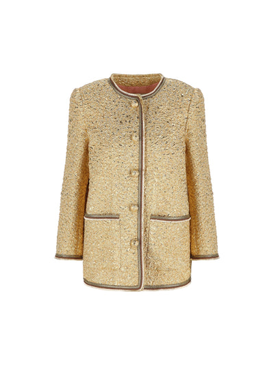 Caban in Jacquard Cloque. 8B3CJ4159WU G70 VALENTINO GARAVANI