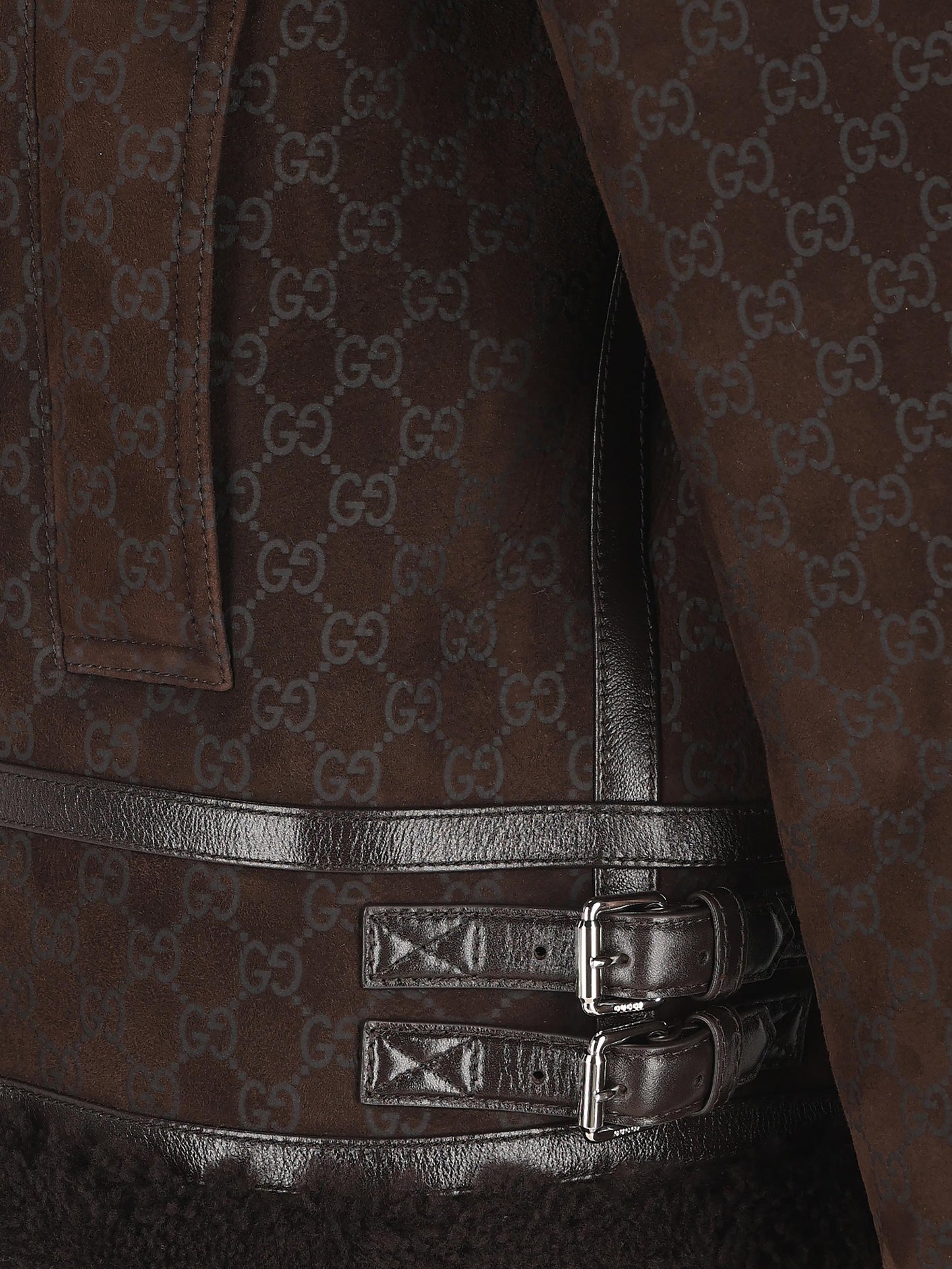 Giacca in pelle. 835526 XSAGB2037 GUCCI