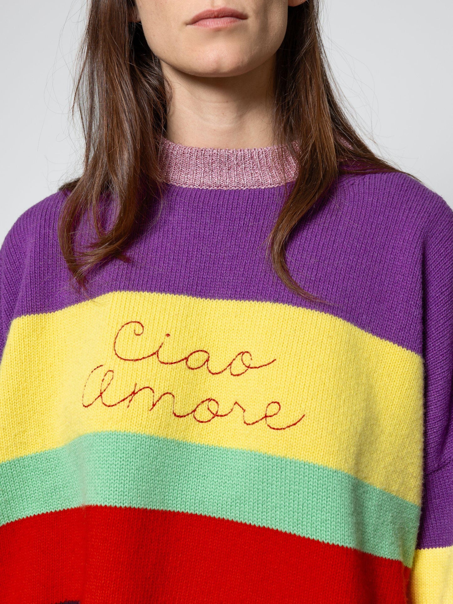 Maglia Maxi Stripes in lana. 2201 03 GIADA BENINCASA