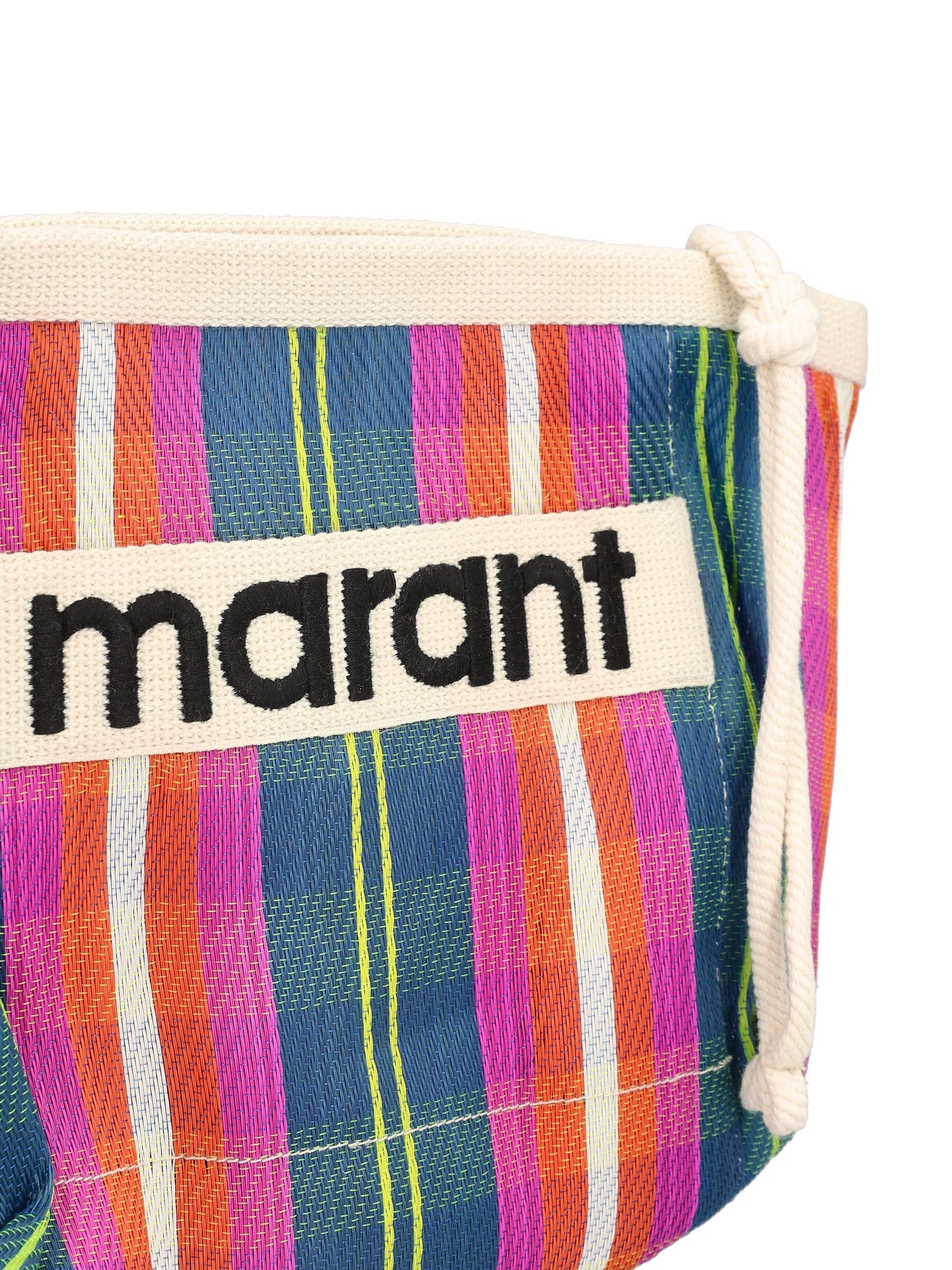 Pochette realizzata in nylon a righe. 23PPO0001FA-A1X17M NYOE ISABEL MARANT