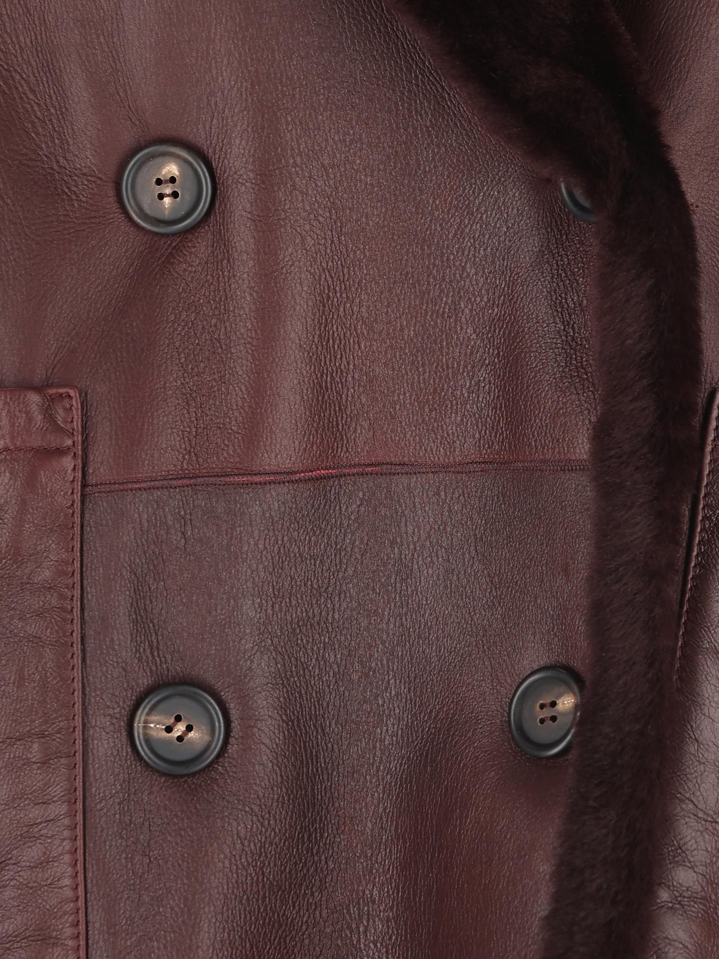 Outerwear in shearling. MPMRA7495 C4243 BRUNELLO CUCINELLI
