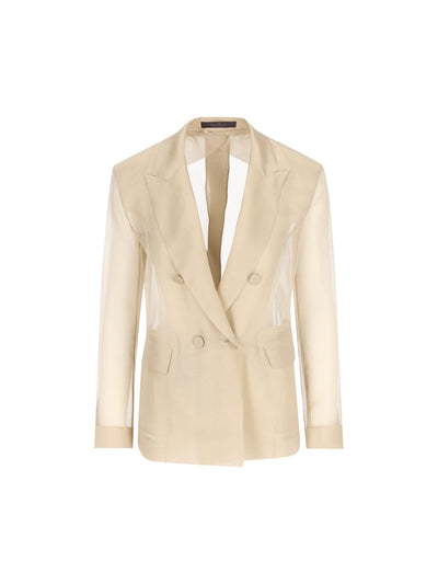 Blazer realizzato in pura seta. 2611041014600 001 MAX MARA