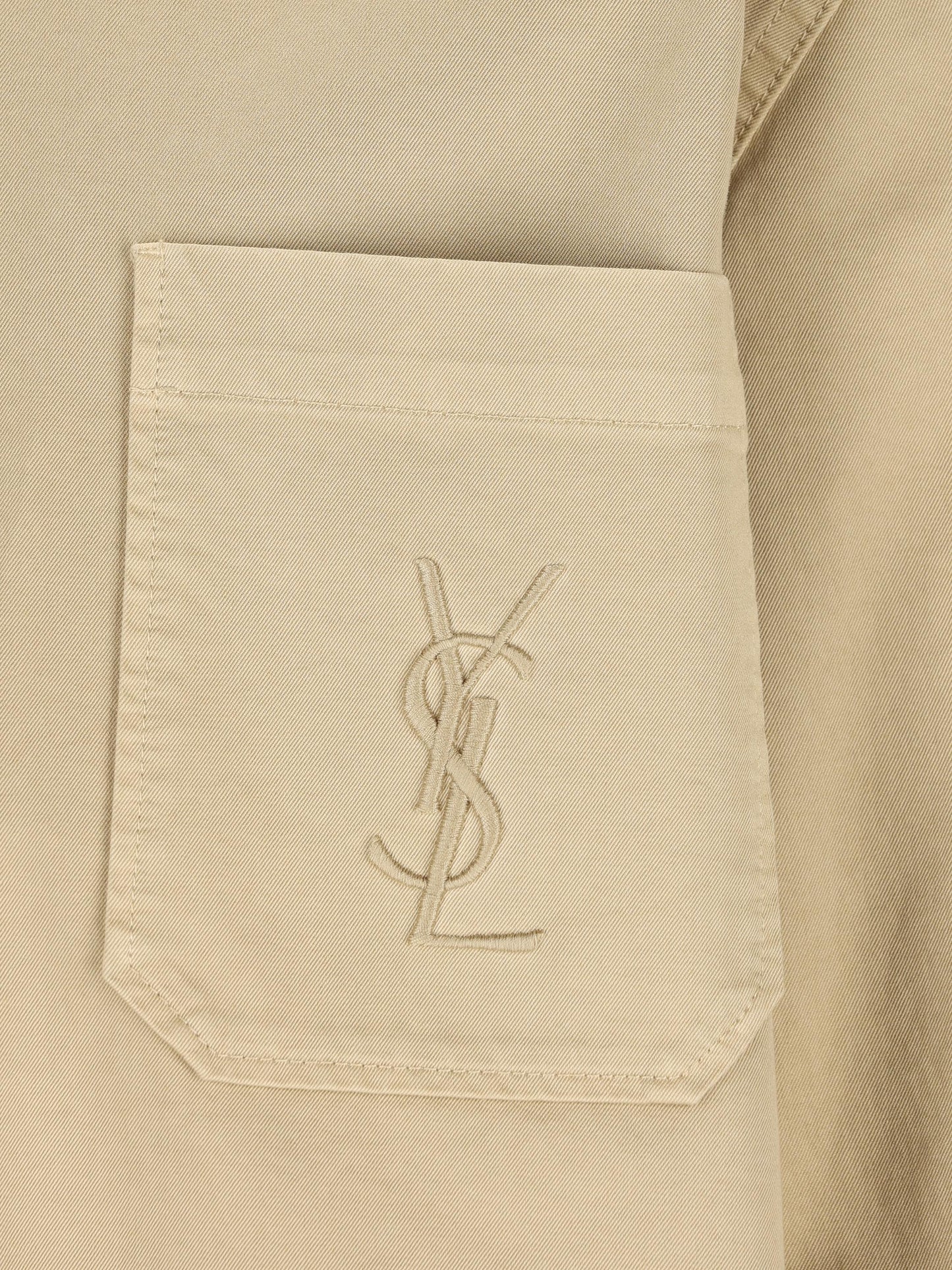 Overshirt realizzata in cotone. 861004 Y04VD8441 SAINT LAURENT