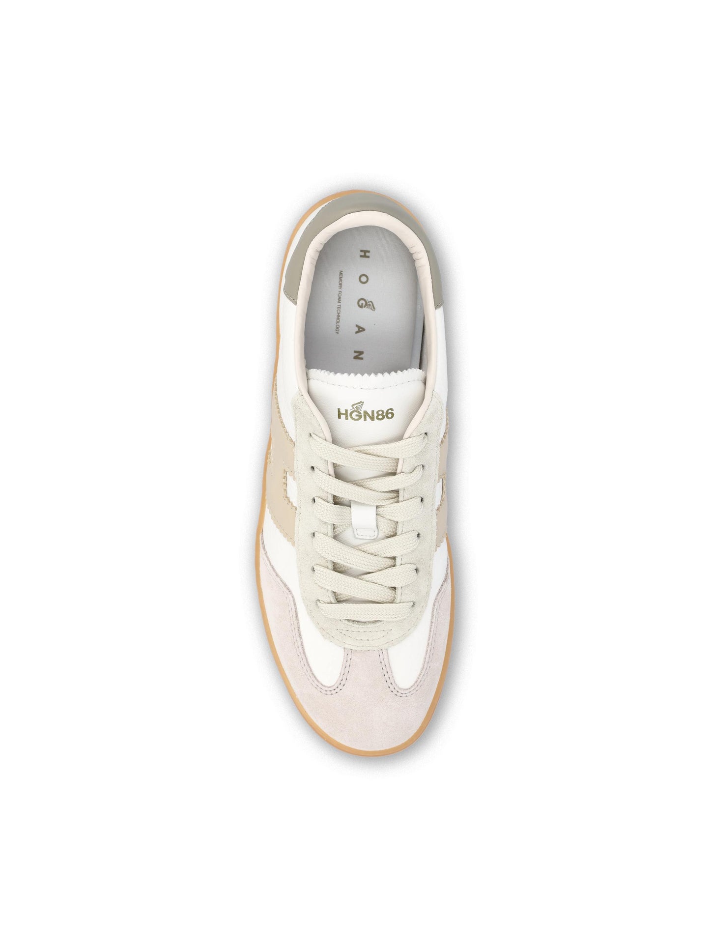 Sneakers in nappa e pelle scamosciata HXW6470FB60UWR 0RVT HOGAN