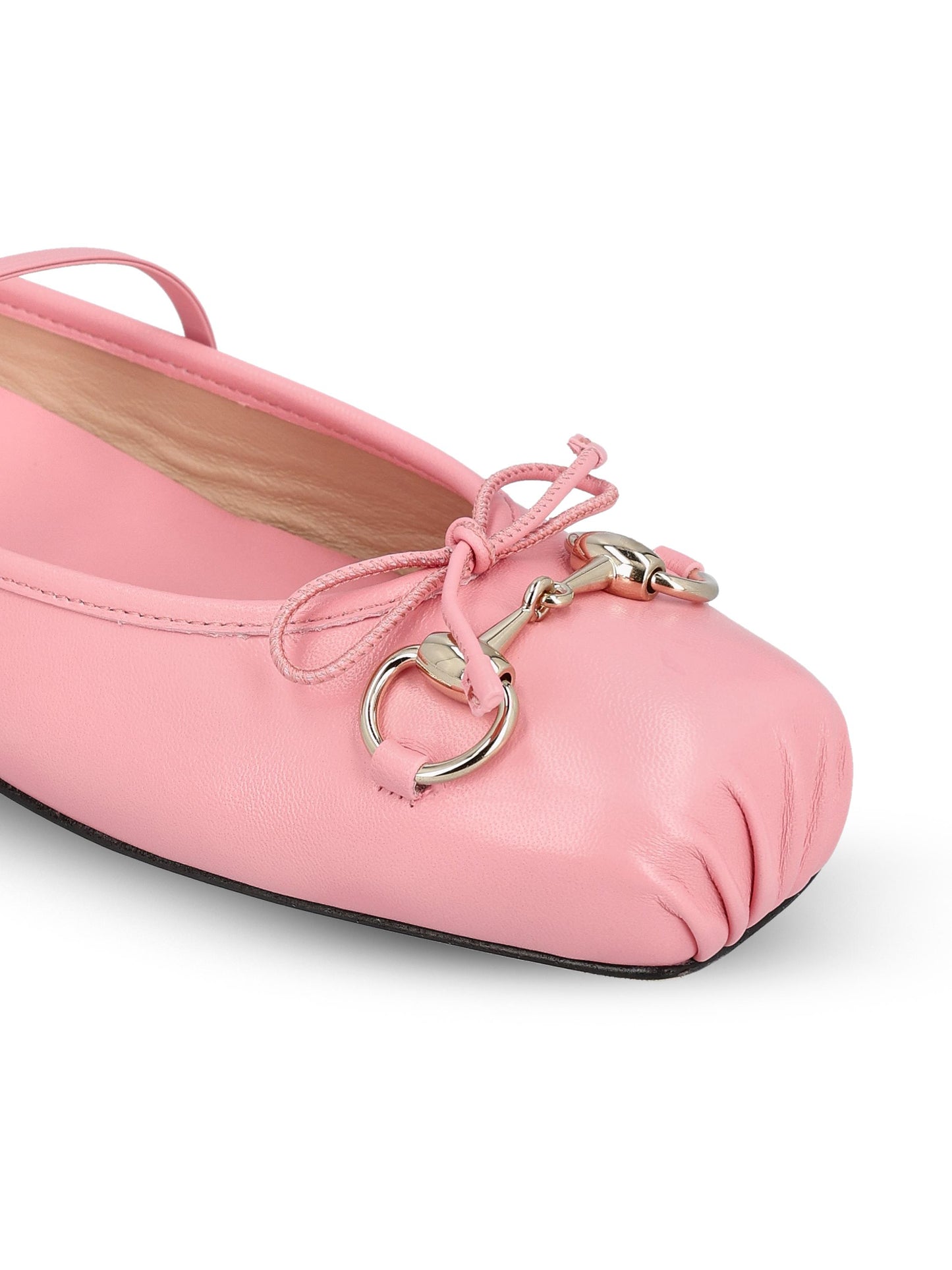 Sabot Donna Gucci con Morsetto in Pelle Fucsia 845888 AAEA45840 GUCCI