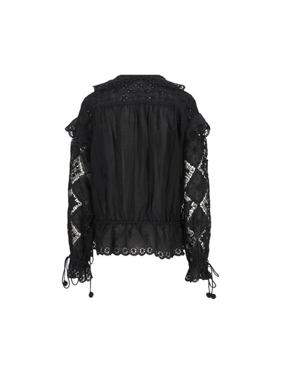 Camicia realizzata in camicia e seta. 26EHT0886FA-D2J17I 01BK ISABEL MARANT