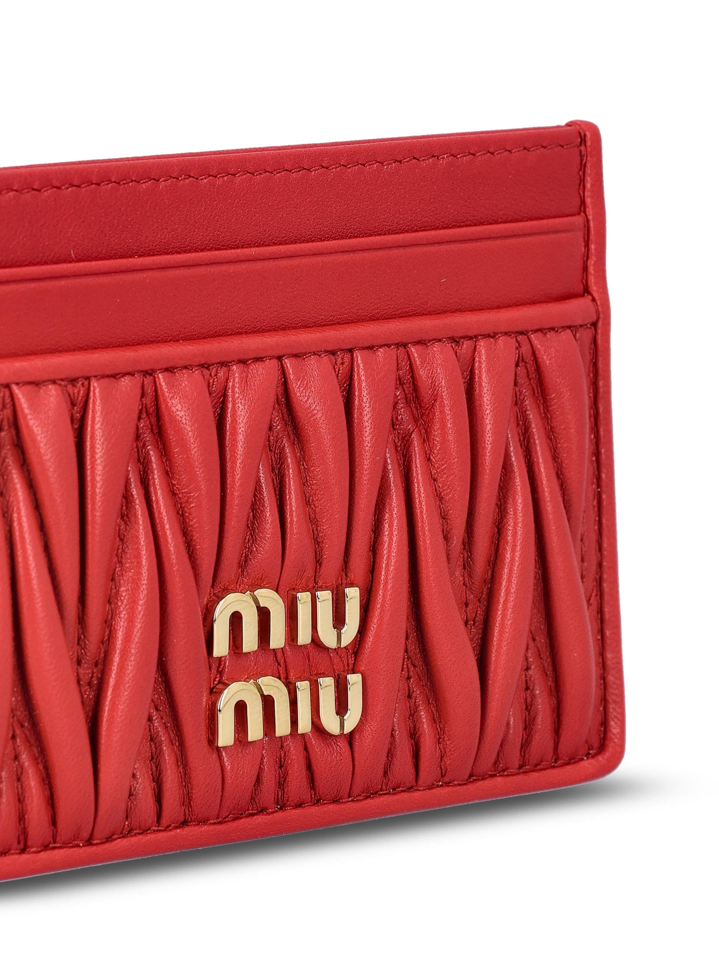 Portacarte realizzato in pelle. 5MC076 AFPPF0011 MIU MIU