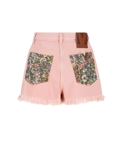 Shorts realizzati in cotone e lino. 8B3DDB8S9Y9 O45 VALENTINO GARAVANI