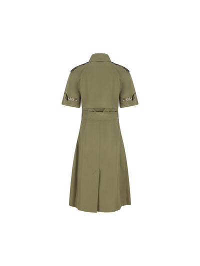 Abito trench in popeline di cotone 8117709 C1424 BURBERRY