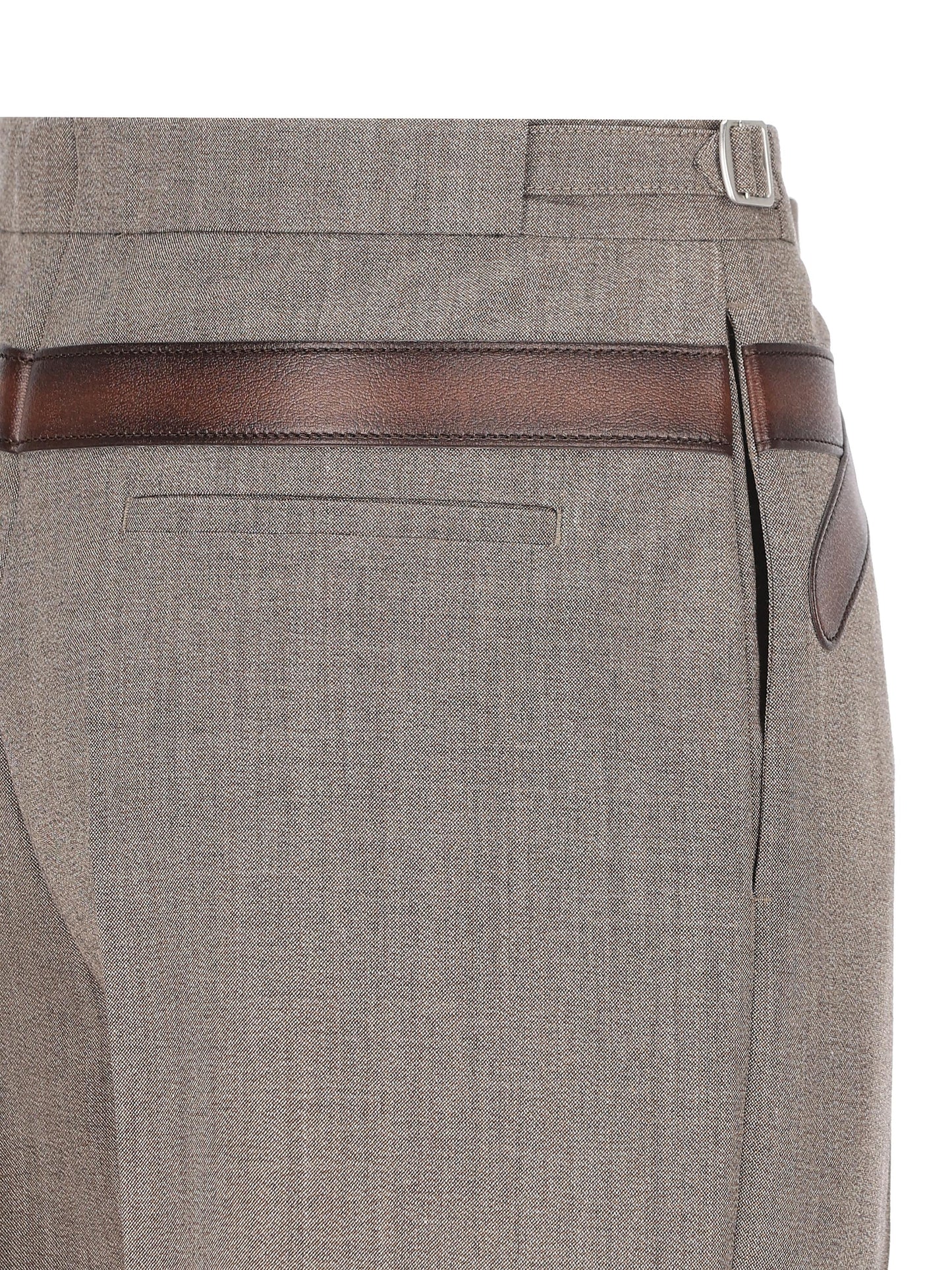 Pantaloni realizzati in lana vergine e poliestere riciclato. P242J 16NOF0572 PRADA