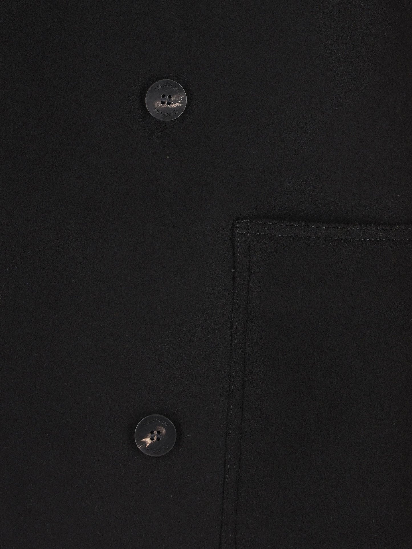 Cappotto in lana e poliammide. 38320001 TB CAMPLIN