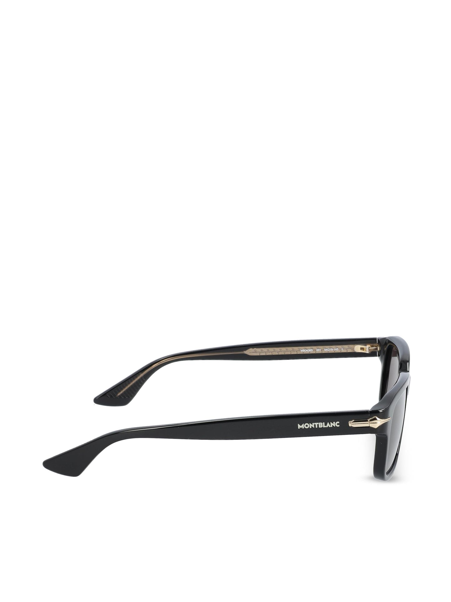 Occhiali da sole realizzati in acetato. MB0436S BLACK-BLACK-GREY MONTBLANC