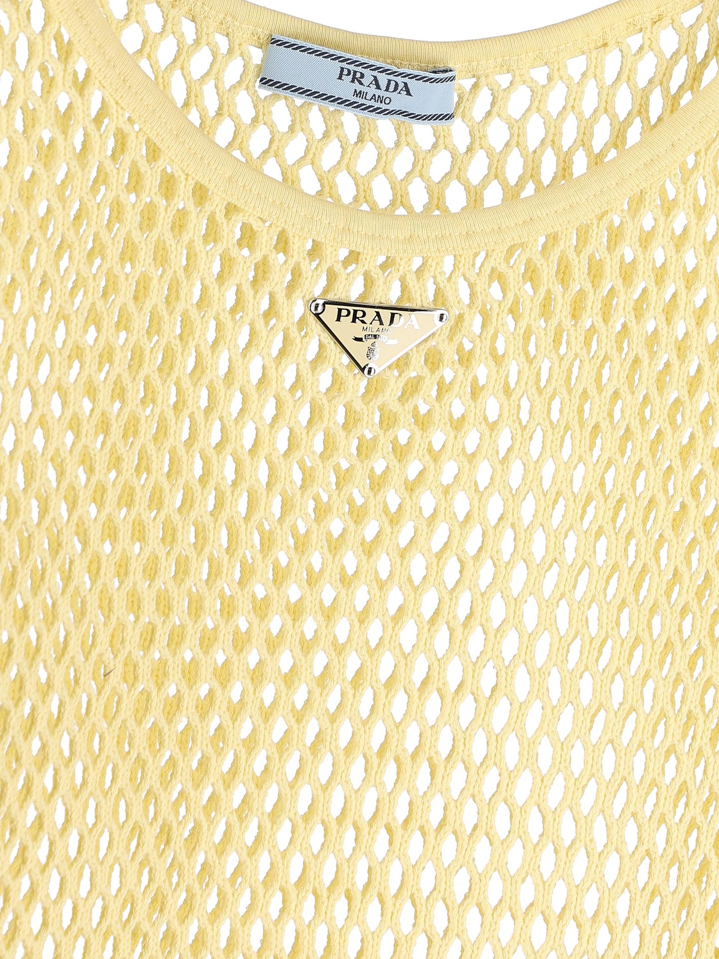 Top realizzato in cotone. 39599 16NDF0061 PRADA