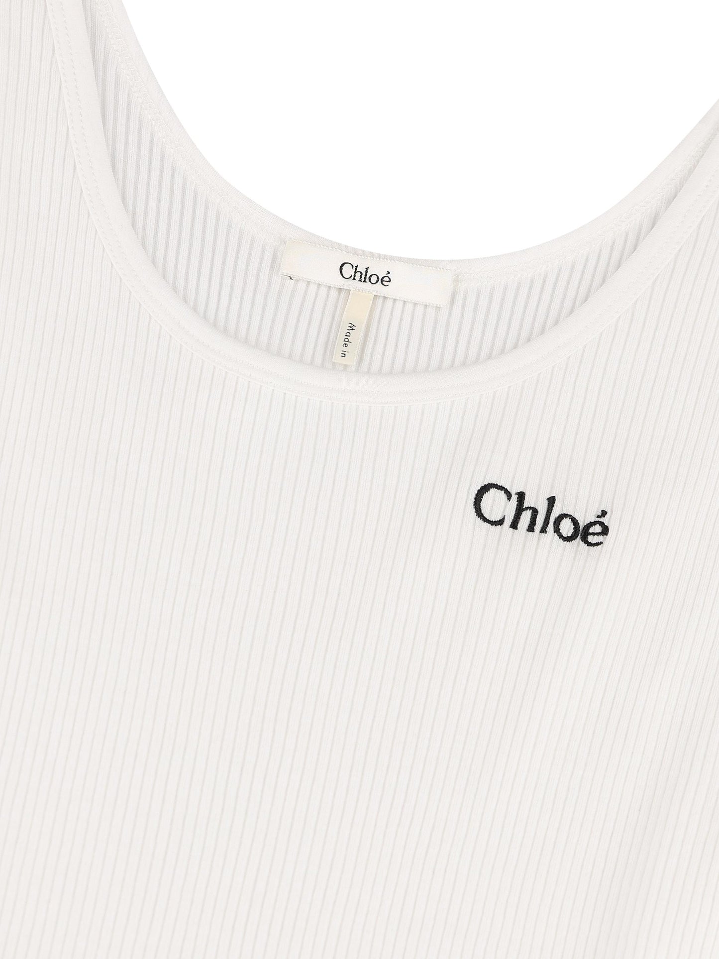 Canotta in jersey. CH25SJH12180 101 CHLOE'