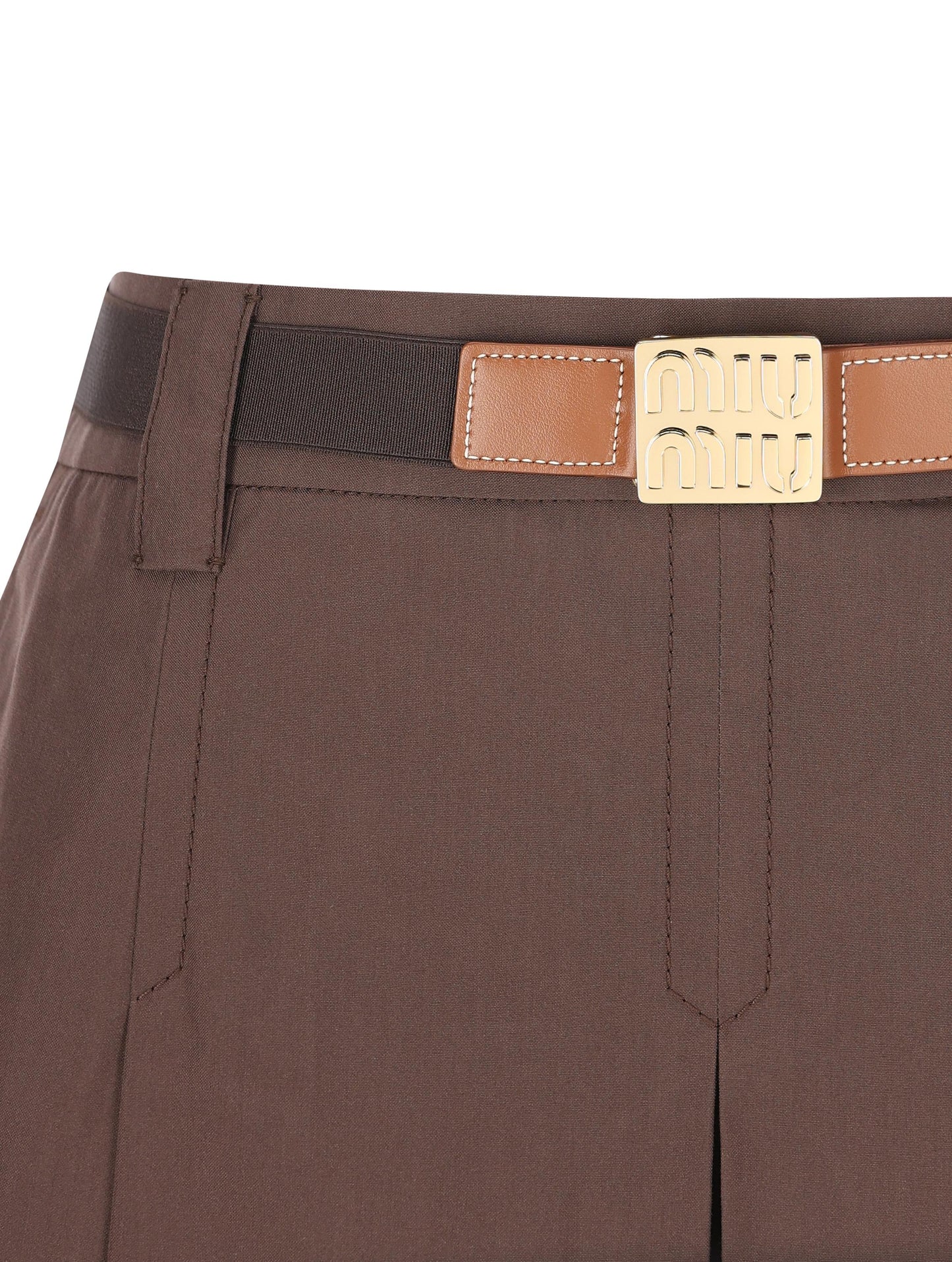 Minigonna realizzata in cotone. MG2485 12NSF0324 MIU MIU