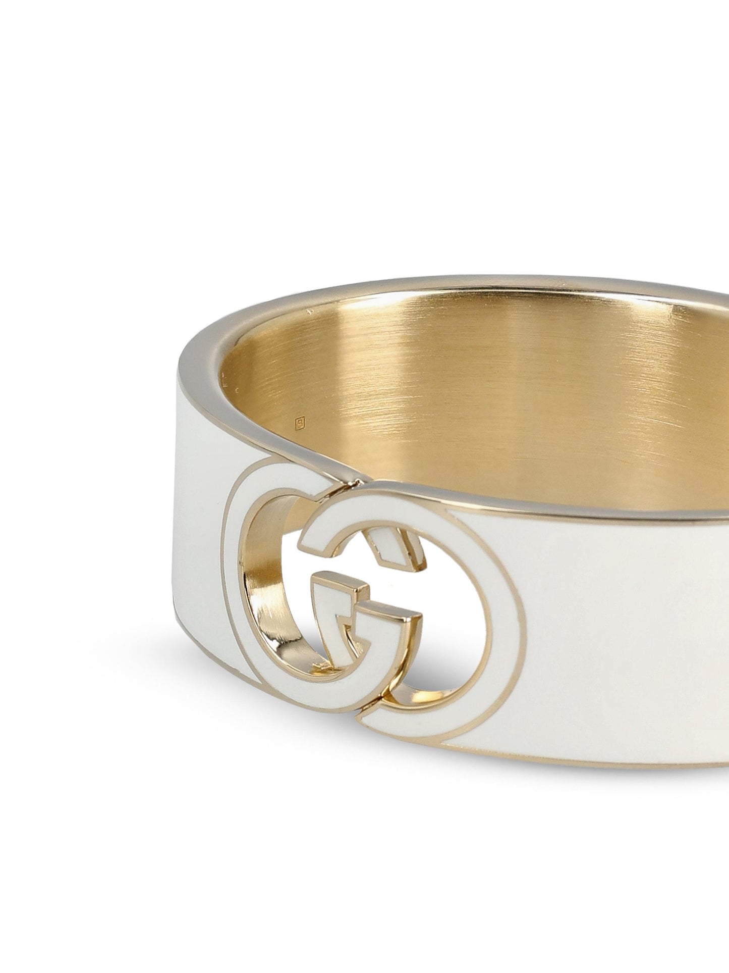 Bracciale rigido smaltato Gucci Interlocking 837494 J16308078 GUCCI