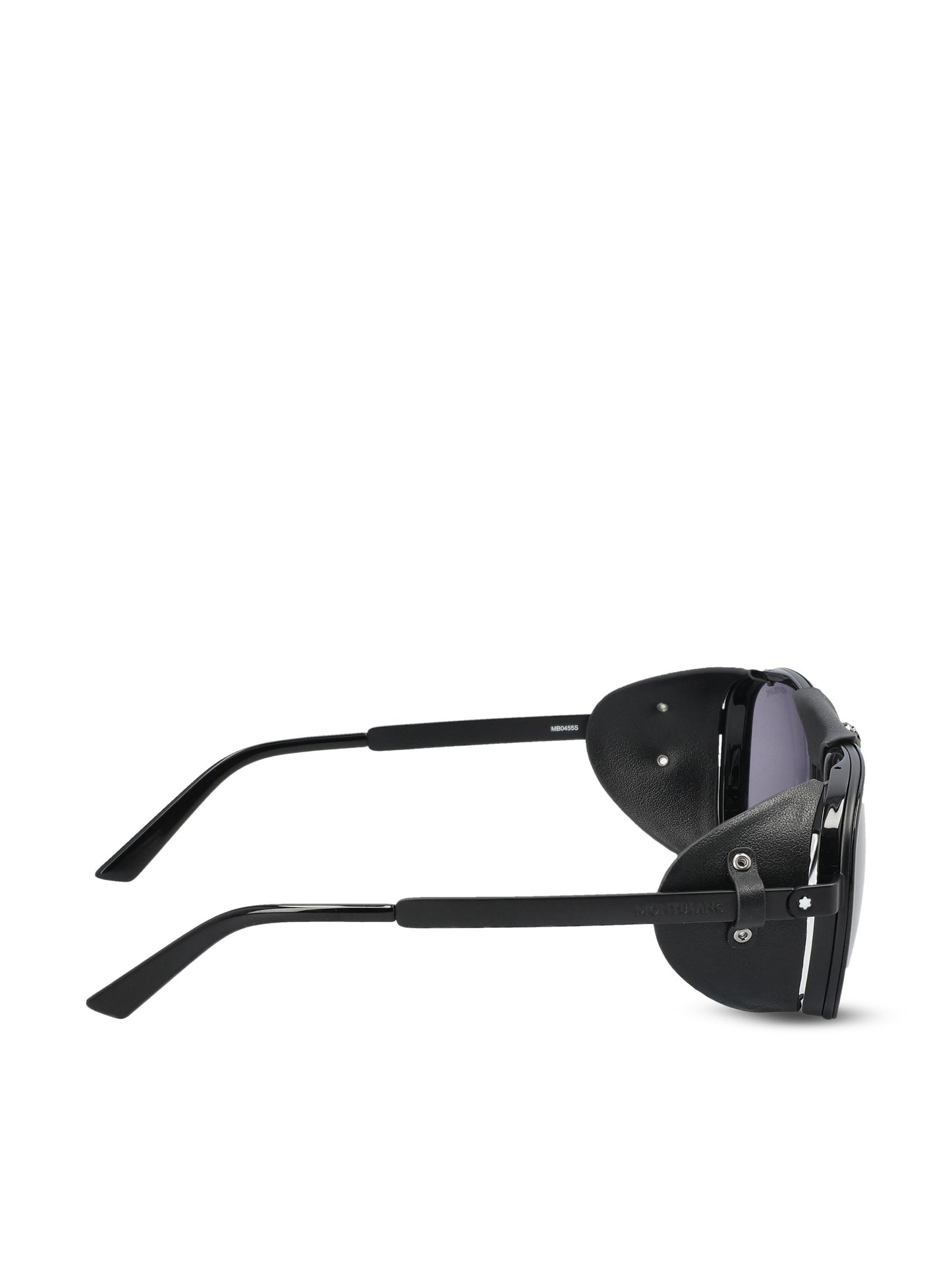 Occhiali da sole realizzati in metallo. MB0455S BLACK-BLACK-SMOKE MONTBLANC