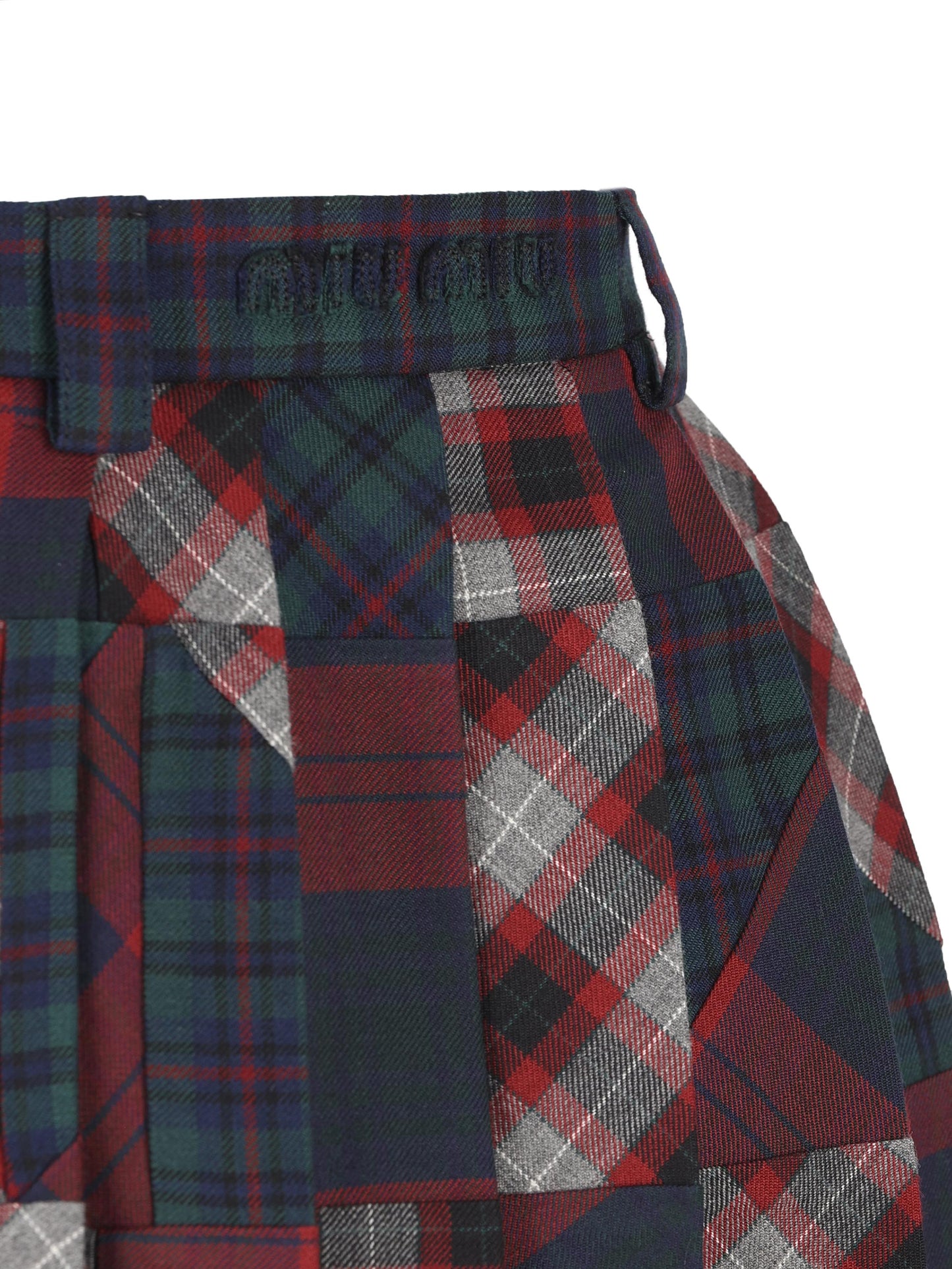 Minigonna realizzata in lana vergine. MG2598 18JLF0055 MIU MIU