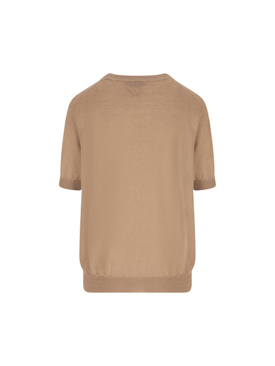 Maniche corte in cashmere. P24D2Q 17O0F0040 PRADA