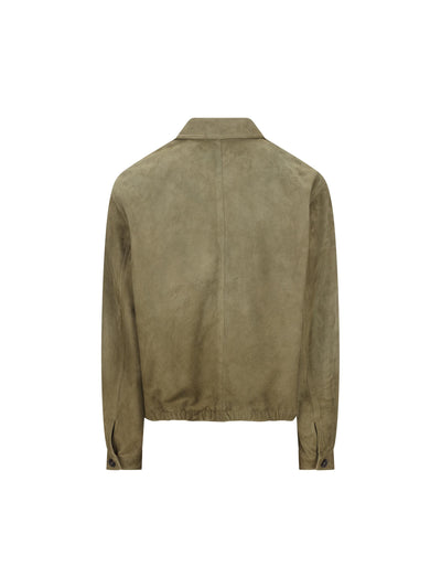 Giacca realizzata in pelle. UPW609 18OMF0092 PRADA