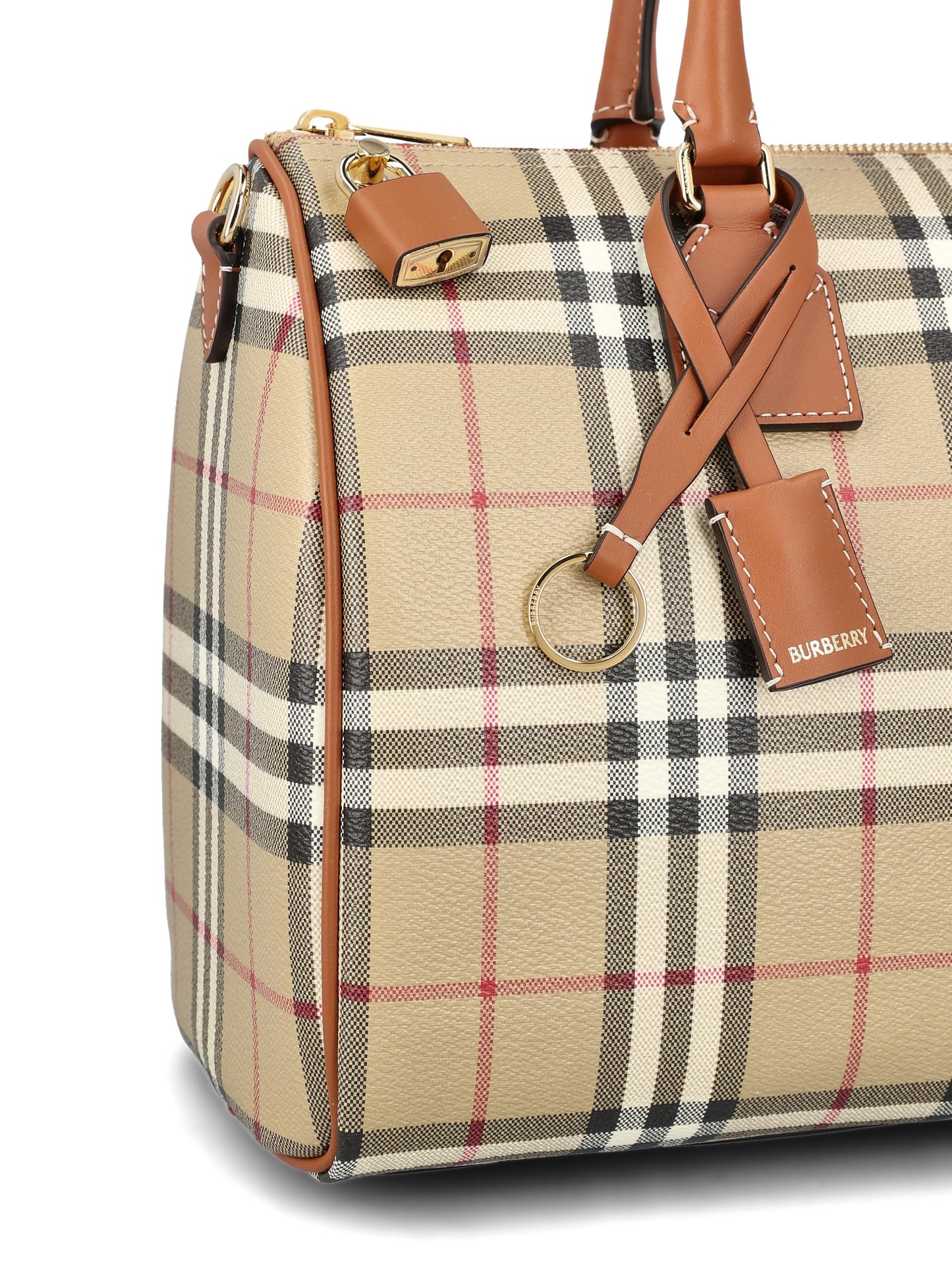 Borsa realizzata in poliuretano e cotone. 8119049 A9534 BURBERRY