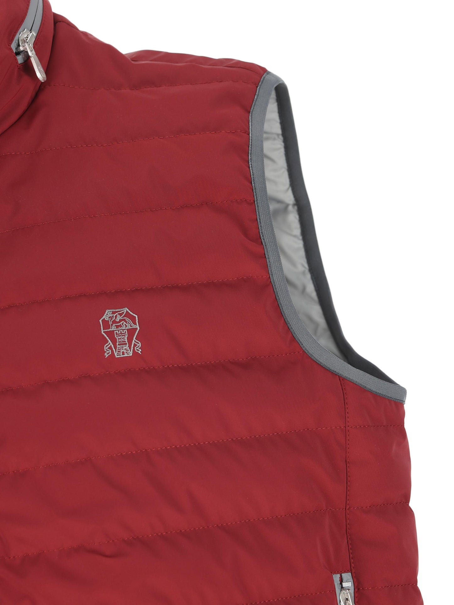 Gilet realizzato in poliammide ed elastan. MM49A7460G C1830 BRUNELLO CUCINELLI