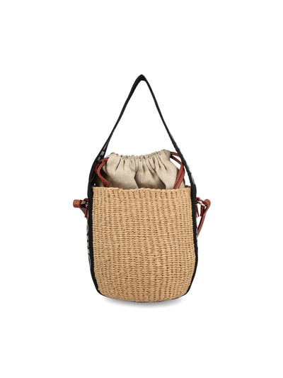 Borsa cesto Woody piccola in fibre naturali CHC23AS381L18 915 CHLOE'