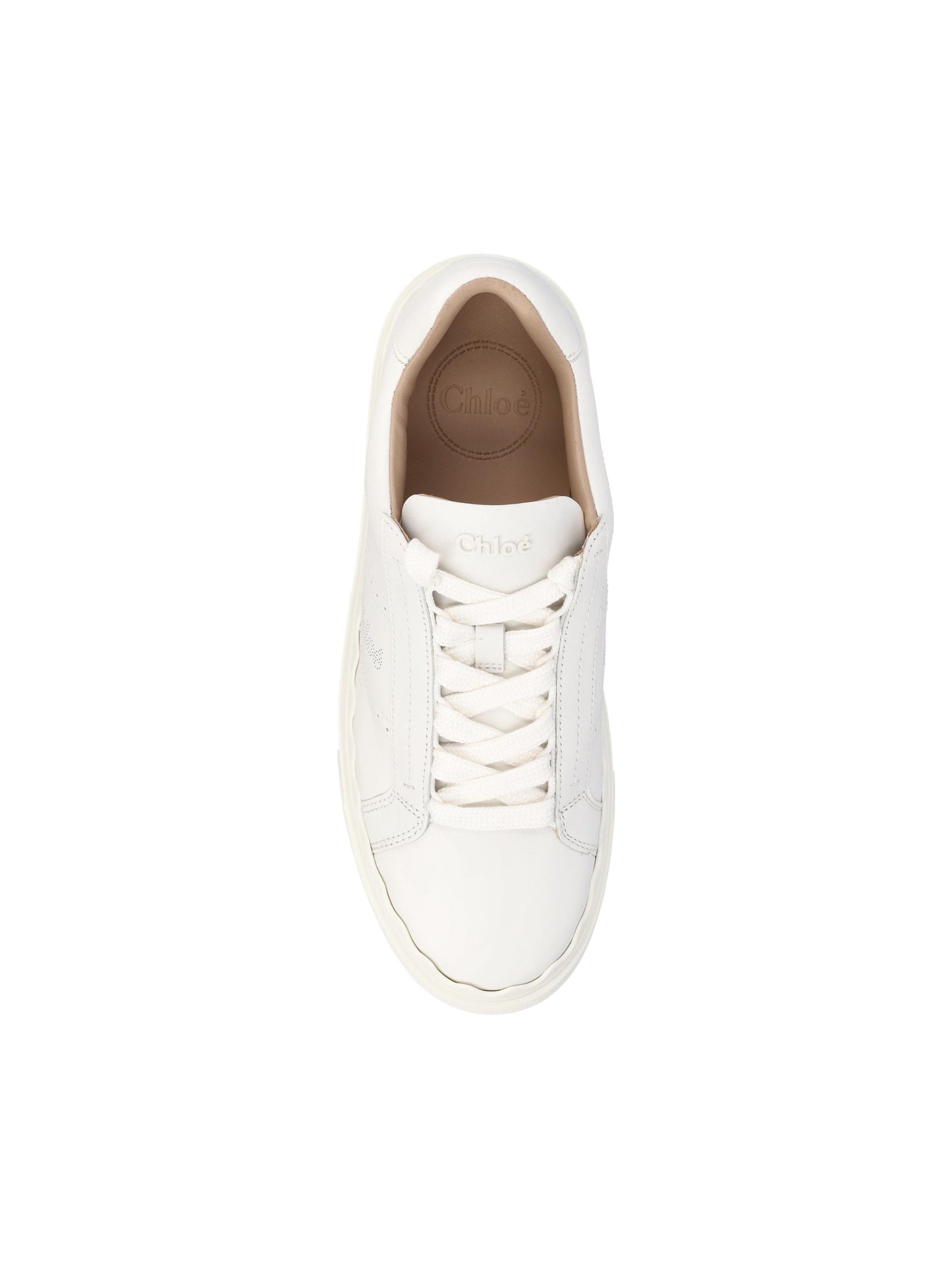 Sneakers realizzate in pelle di vitello. CHC23W953GQ 101 CHLOE'