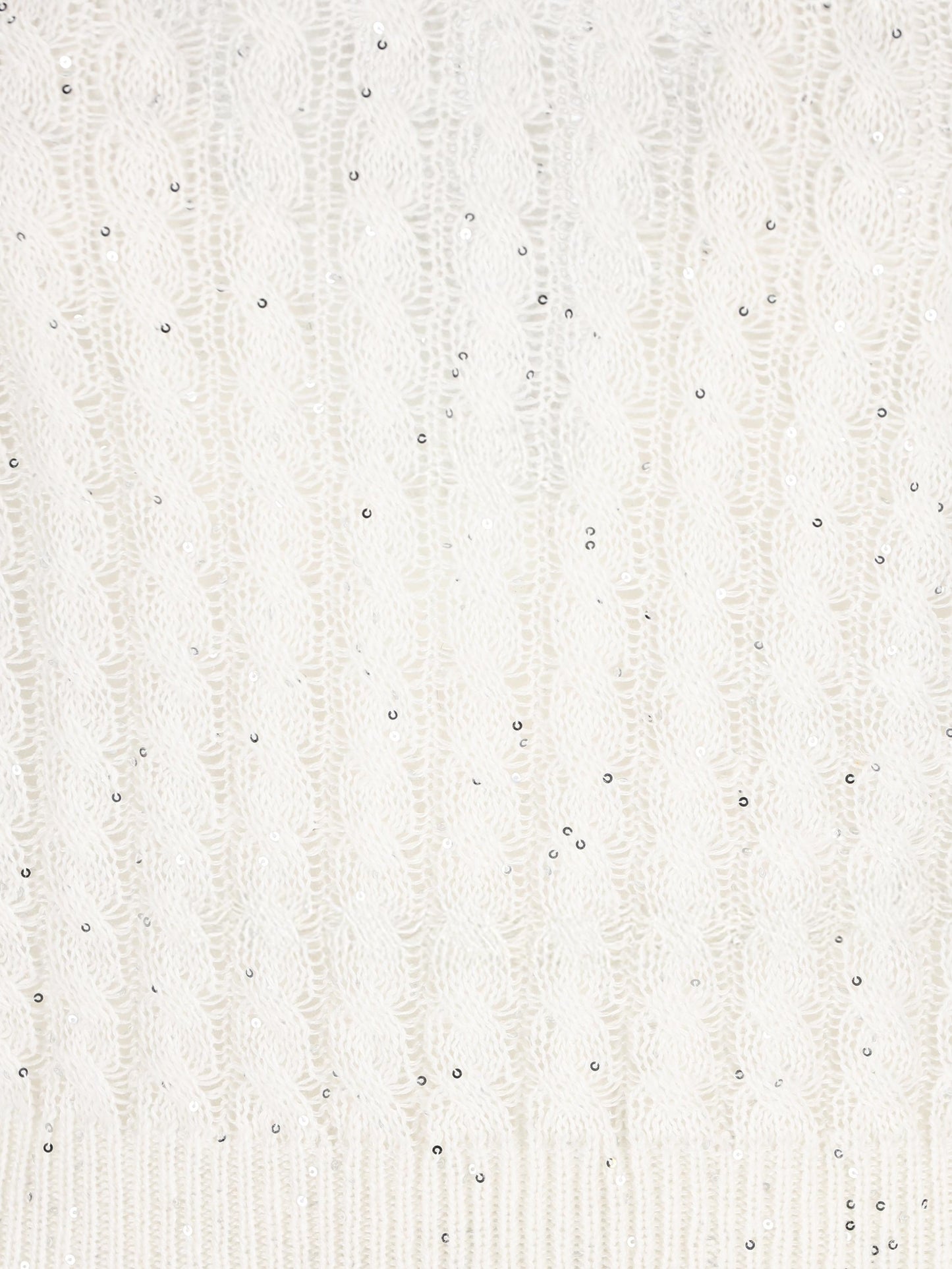 Top in maglia Dazzling Cable in lino a costa traforata MCO559700 C159 BRUNELLO CUCINELLI